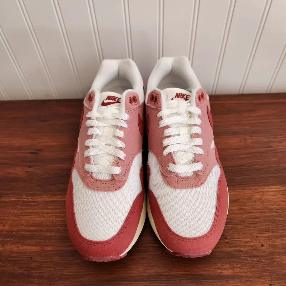 Nike Women's Size 6.5Y/8W Air Max 1 pink/White/Cream - Picture 2 of 13
